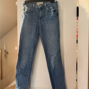 Free People Women's Skinny Jeans in Light Blue Wash
